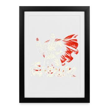 Veterinarian Veterinarian - Framed poster (27 × 37 cm) - black - Front