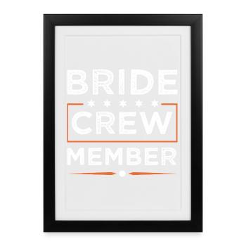 Équipage de la mariée - Affiche encadrée (27 × 37 cm) - noir - Devant