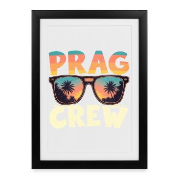 Prague Crew - Framed poster (27 × 37 cm) - black - Front