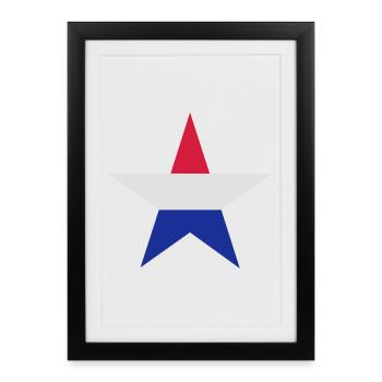 Dutch star - Framed poster (27 × 37 cm) - black - Front