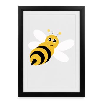 Bee Bee Beekeeper Gift Christmas - Framed poster (27 × 37 cm) - black - Front