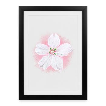 Ibiza Almond Blossom - Sonja Ariel von Staden - Framed poster (27 × 37 cm) - black - Front