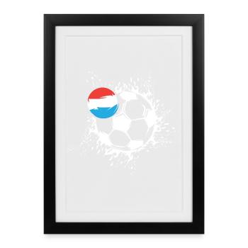 Soccer Netherlands Ball Blast Fan Team Game - Framed poster (27 × 37 cm) - black - Front