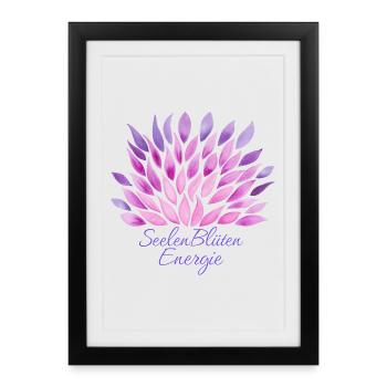 Soul Blossoms Energy - Sonja Ariel von Staden - Framed poster (27 × 37 cm) - black - Front