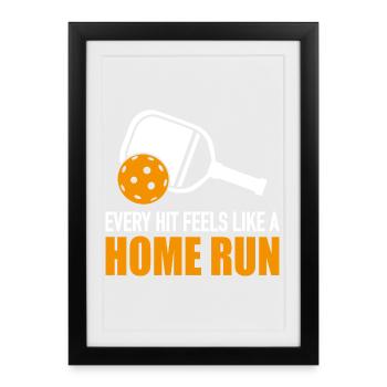 Pickleball Gift - Framed poster (27 × 37 cm) - black - Front