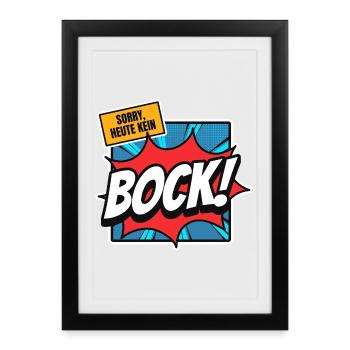 Sorry, no desire today! - Framed poster (27 × 37 cm) - black - Front