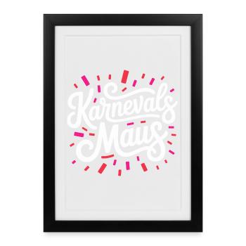 Carnival Mouse Cologne Carnival Mouse - Framed poster (27 × 37 cm) - black - Front