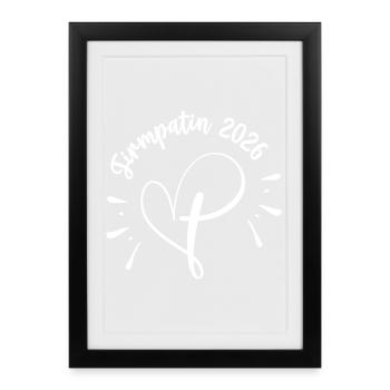 Confirmation Sponsor 2026 Confirmation Confirmation Sponsor Women - Framed poster (27 × 37 cm) - black - Front