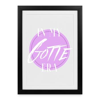 À mon époque Gotte, Marraine du Don, Gotti - Affiche encadrée (27 × 37 cm) - noir - Devant