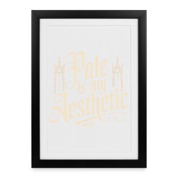 Pole is My Aesthetic - Framed poster (27 × 37 cm) - black - Front