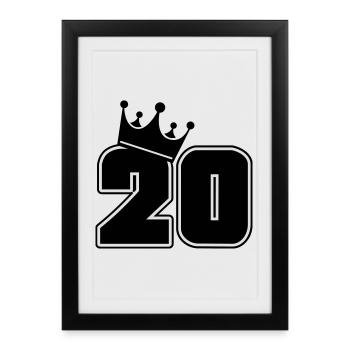 20 - Framed poster (27 × 37 cm) - black - Front