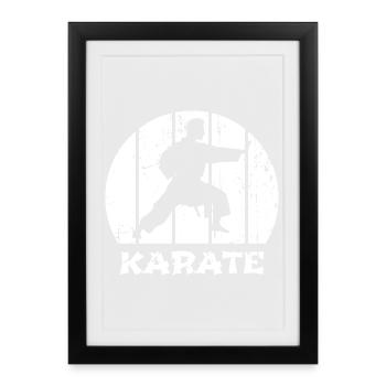 Karateka - Framed poster (27 × 37 cm) - black - Front