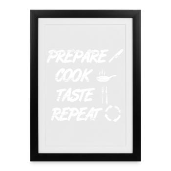 Koch Quote - Framed poster (27 × 37 cm) - black - Front