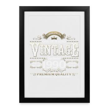 35th Birthday Vintage September Year 1990 - Framed poster (27 × 37 cm) - black - Front