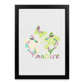Couleur Nature - Floraison - Affiche encadrée (27 × 37 cm) - noir - Devant