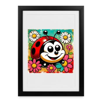 ladybird - Framed poster (27 × 37 cm) - black - Front