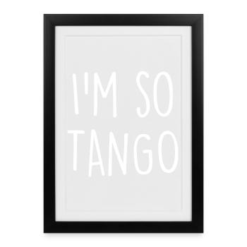 Tango Dancer - Framed poster (27 × 37 cm) - black - Front