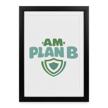 Family Provision Emergency Planner Prepper - Framed poster (27 × 37 cm) - black - Front
