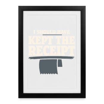 Self-employed freelancer Steuerhumor 1099 Life - Framed poster (27 × 37 cm) - black - Front