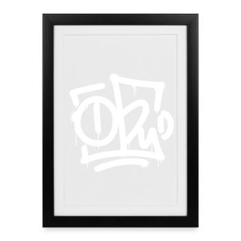 TOBY Graffiti Splash - Framed poster (27 × 37 cm) - black - Front