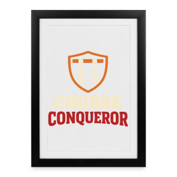 Obstacle Course Racer Obstacle Course Ocr - Framed poster (27 × 37 cm) - black - Front