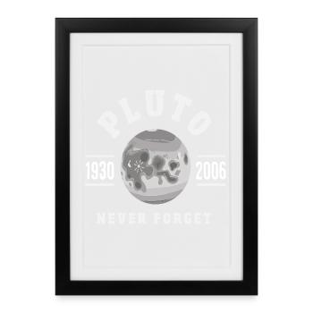 Pluton n’oublie jamais 1930 2006 Planète - Affiche encadrée (27 × 37 cm) - noir - Devant
