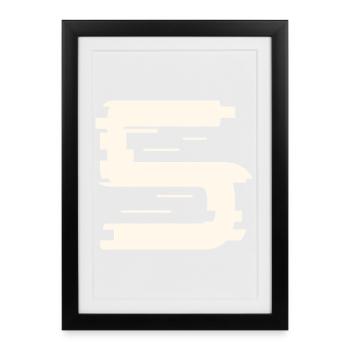 5 - Framed poster (27 × 37 cm) - black - Front