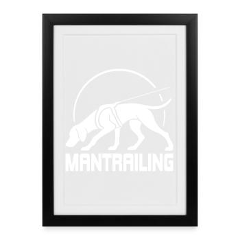 Vizsla Mantrailing Dog Sports Dog Dog Wilsigns - Framed poster (27 × 37 cm) - black - Front
