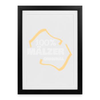 Work Maelzer - Framed poster (27 × 37 cm) - black - Front