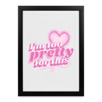 Pretty Ladies - Affiche encadrée (27 × 37 cm) - noir - Devant
