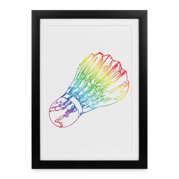 Volant - Affiche encadrée (27 × 37 cm) - noir - Devant