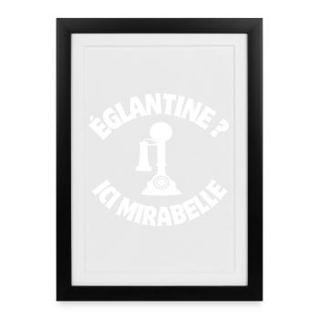 septième compagnie la 7ème compagnie, film culte - Affiche encadrée (27 × 37 cm) - noir - Devant