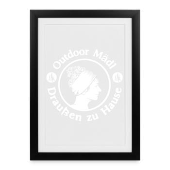Outdoor sample 3 - Framed poster (27 × 37 cm) - black - Front
