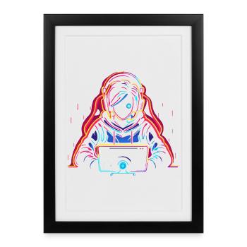 Play Steamwave - Framed poster (27 × 37 cm) - black - Front