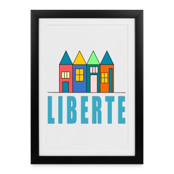 anniversary. Anniversary Decade. humor. funny - Framed poster (27 × 37 cm) - black - Front