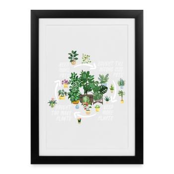 Garden & Plant Lovers Gifts - Framed poster (27 × 37 cm) - black - Front