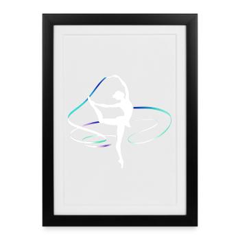 Dance - Framed poster (27 × 37 cm) - black - Front