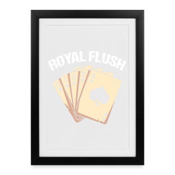 Playing Card Game of Spades - Framed poster (27 × 37 cm) - black - Front