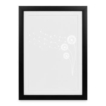 Dandelion Dandelion - Framed poster (27 × 37 cm) - black - Front