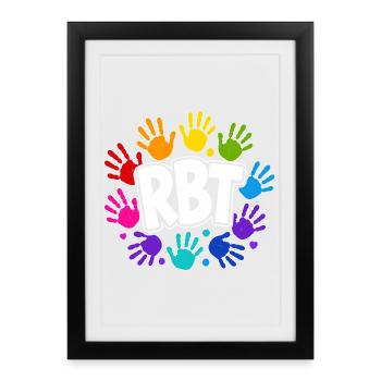Registered Behavioral Engineer (RBT) - Framed poster (27 × 37 cm) - black - Front