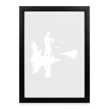 Fischer Graphics - Framed poster (27 × 37 cm) - black - Front