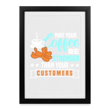 Balloon Twisting Design - Framed poster (27 × 37 cm) - black - Front