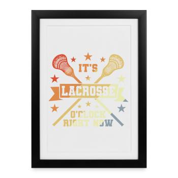 Blague sur la crosse - Affiche encadrée (27 × 37 cm) - noir - Devant