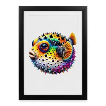 Blowfish - Affiche encadrée (27 × 37 cm) - noir - Devant