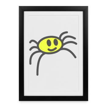 acid spider - Framed poster (27 × 37 cm) - black - Front
