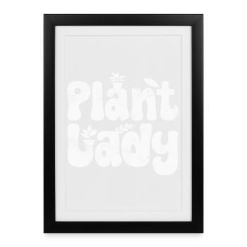 Plant - Framed poster (27 × 37 cm) - black - Front