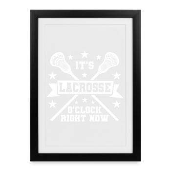 C’est l’heure de la crosse - Affiche encadrée (27 × 37 cm) - noir - Devant