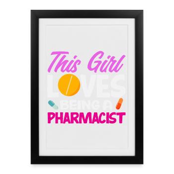 Pharmacist Pharmaceutical Technical - Framed poster (27 × 37 cm) - black - Front