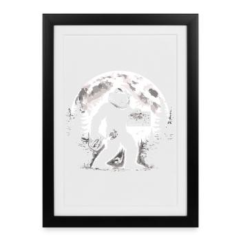 Apiculteur Bigfoot - Affiche encadrée (27 × 37 cm) - noir - Devant