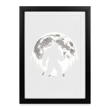 Bigfoot Eiscreme - Framed poster (27 × 37 cm) - black - Front